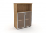 120'LİK YARIM KAPAKLI ALÜMİNYUM ÇERÇEVELİ STANDART DOLAP