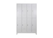 8 Lİ SOYUNMA DOLABI GRİ