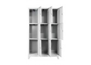 9 LU STANDART SOYUNMA DOLABI GRİ