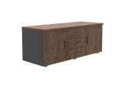 HORSE SABİT ETAJERLİ MAKAM MASASI