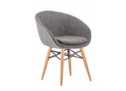 JUNO AHŞAP AYAKLI SANDALYE