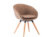 JUNO AHŞAP AYAKLI SANDALYE