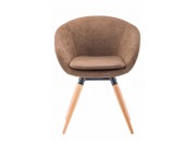 JUNO AHŞAP AYAKLI SANDALYE