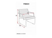 PRİMO TEKLİ MİSAFİR KOLTUĞU