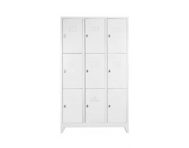 9 LU STANDART SOYUNMA DOLABI GRİ