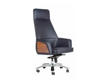 LAND YÖNETİCİ KOLTUĞU (CİLALI AHŞAP KOL / ALÜMİNYUM AYAK)