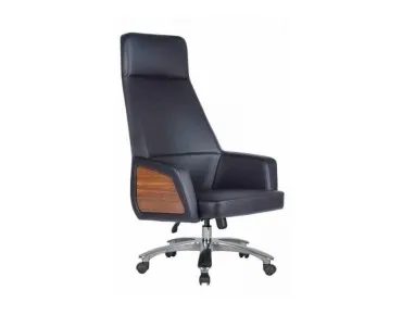 LAND YÖNETİCİ KOLTUĞU (CİLALI AHŞAP KOL / ALÜMİNYUM AYAK)